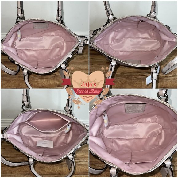 💝Coach Embossed Exotic Leather Satchel & Shoulder Purse💝 - Picture 9 of 17